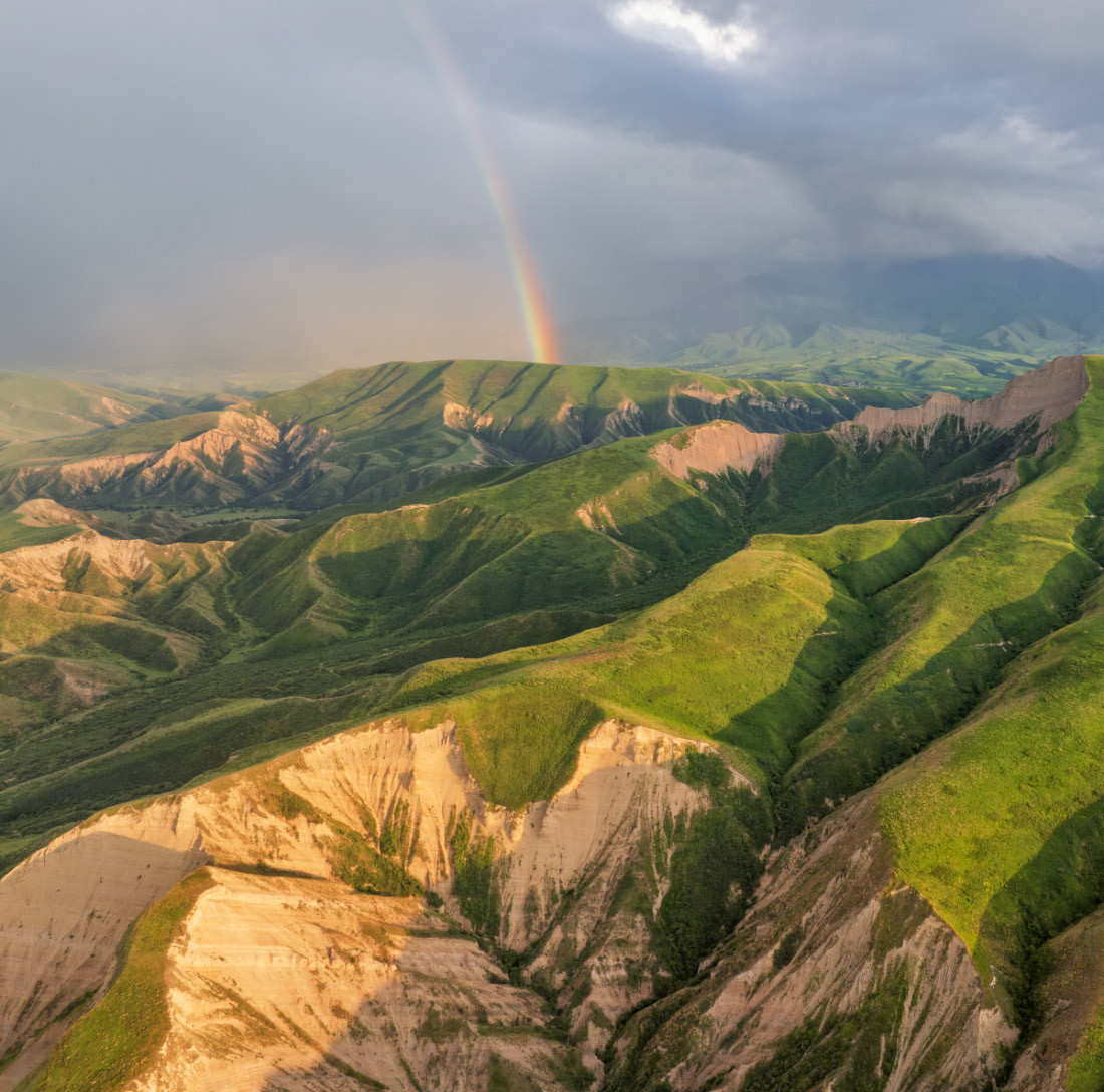 Радуга в горах